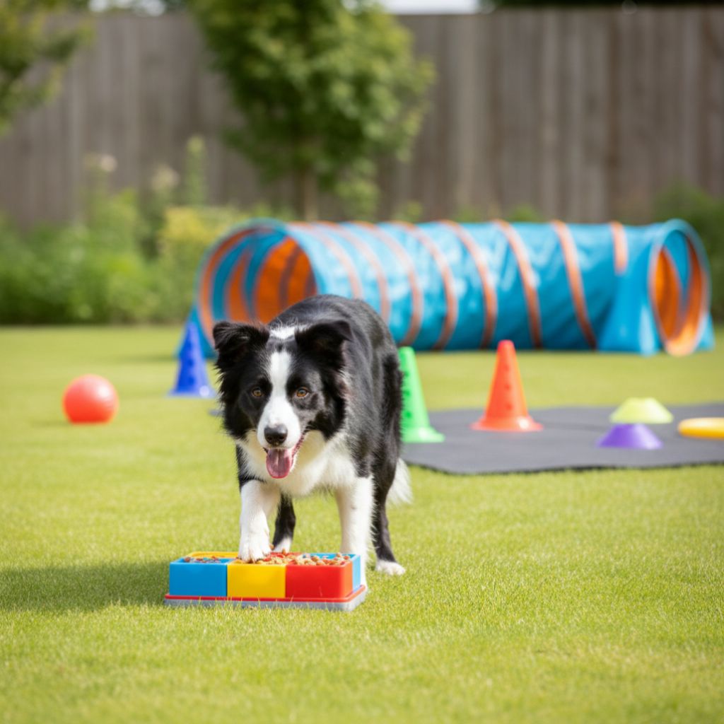 Border Collie Spielideen - intelligente Beschäftigung und mentale Auslastung für Hütehunde